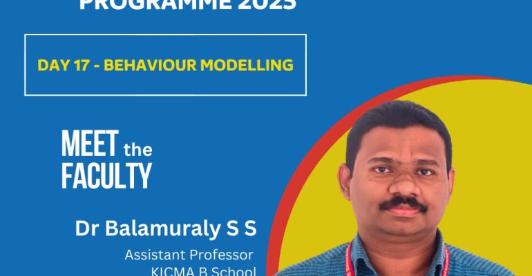 BEHAVIOURAL MODELLING