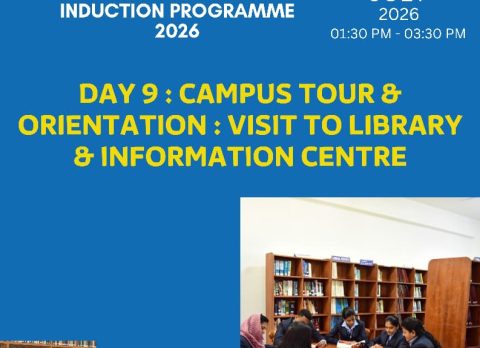 Campus Tour and Orientation Visit to Library and Information Center